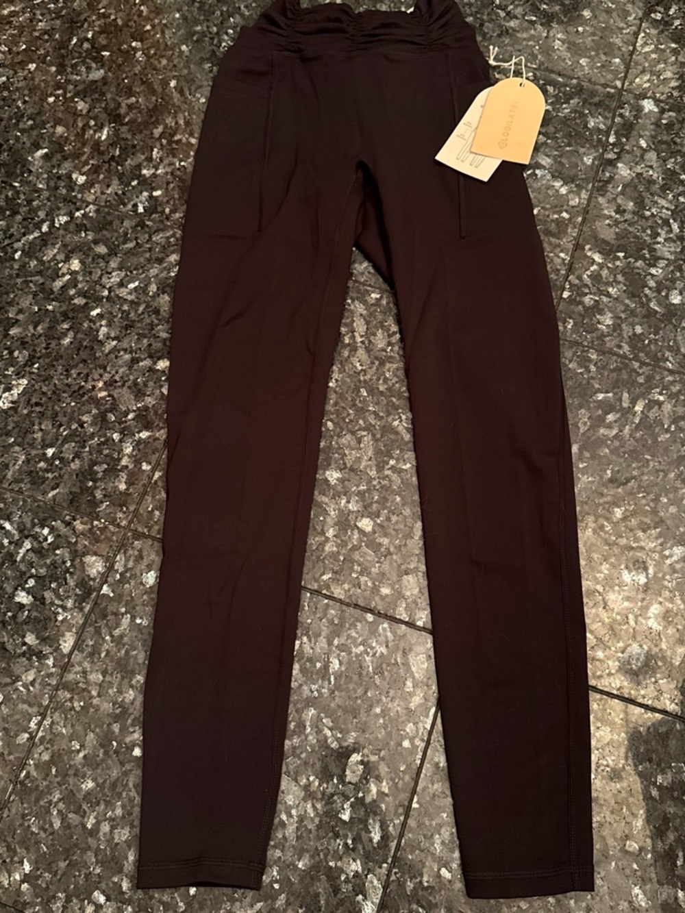 Blogilates Black Ruched Waist Legging